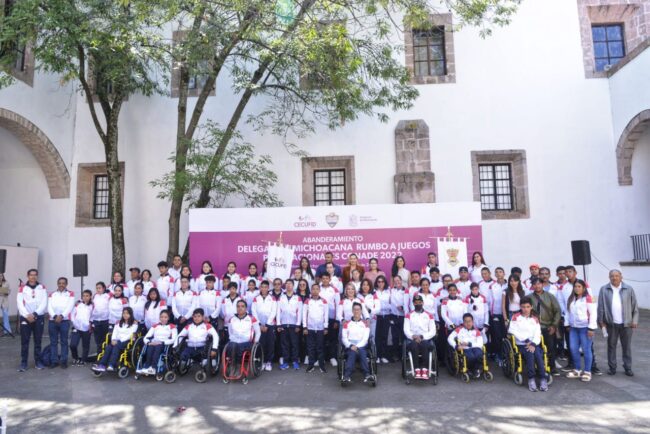 Gobierno de Michoacán anuncia beca a medallistas de los Paranacionales