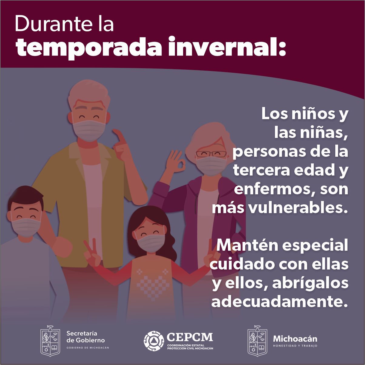 Recomendaciones ante temporada invernal