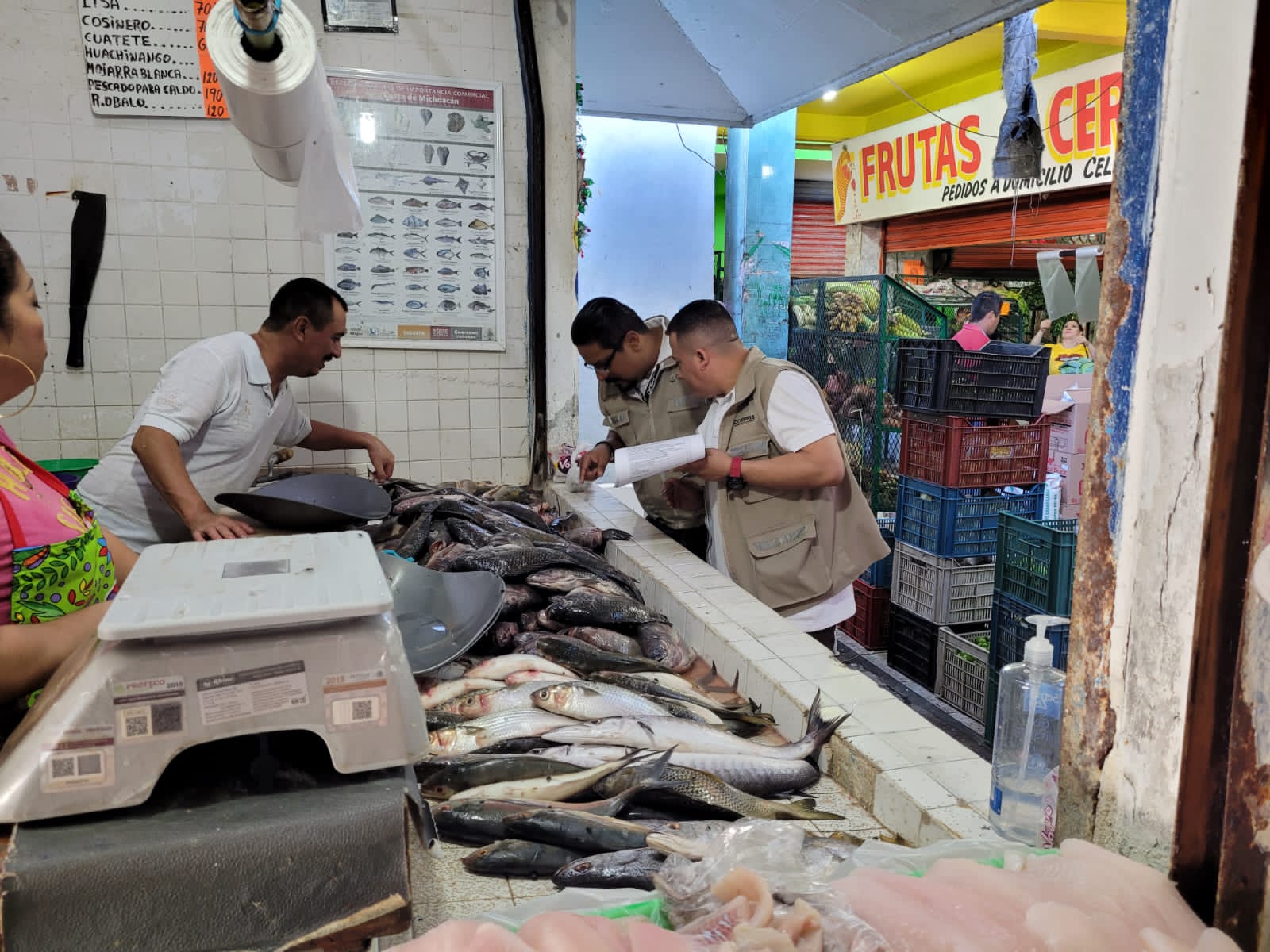 Verifica que los productos pesqueros no representen un riesgo para la salud de los michoacanos.