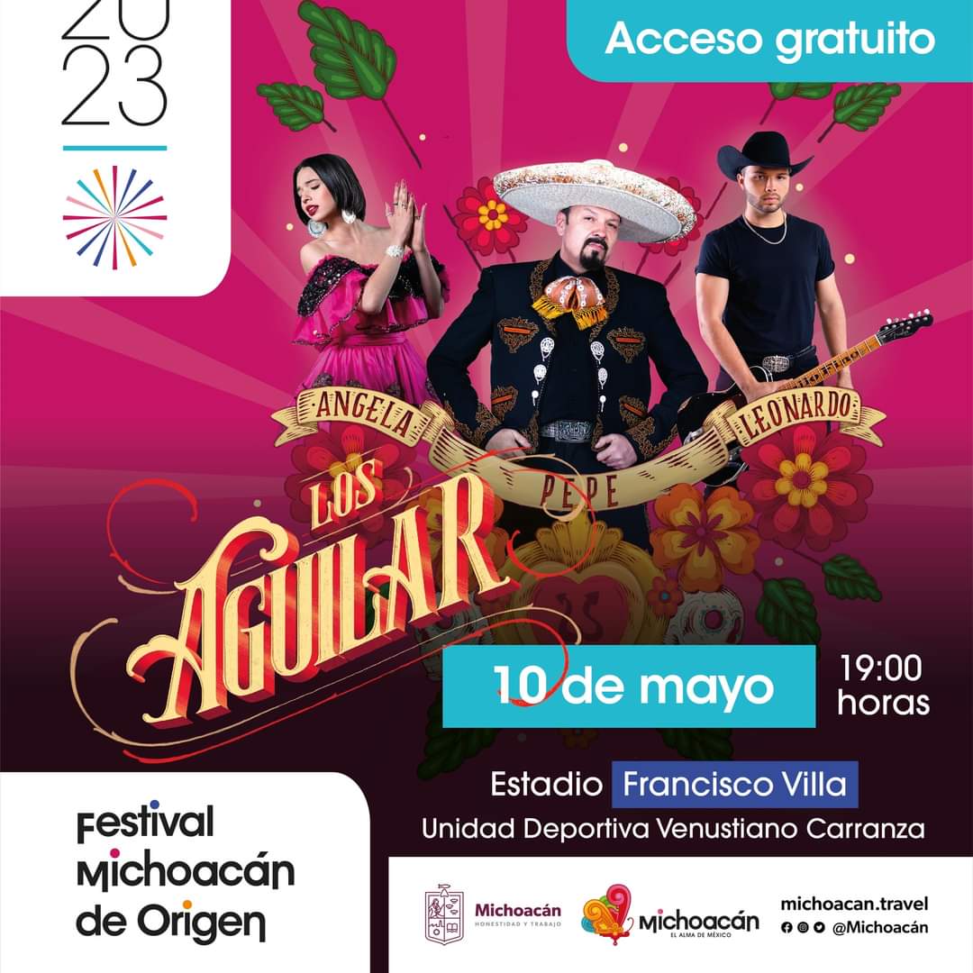 Lista la logística para el concierto de Los Aguilar para festejar el Día de las Madres