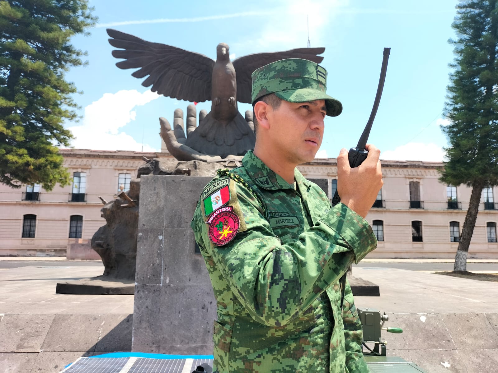 Ejército Mexicano conmemora el Servicio de Transmisiones.