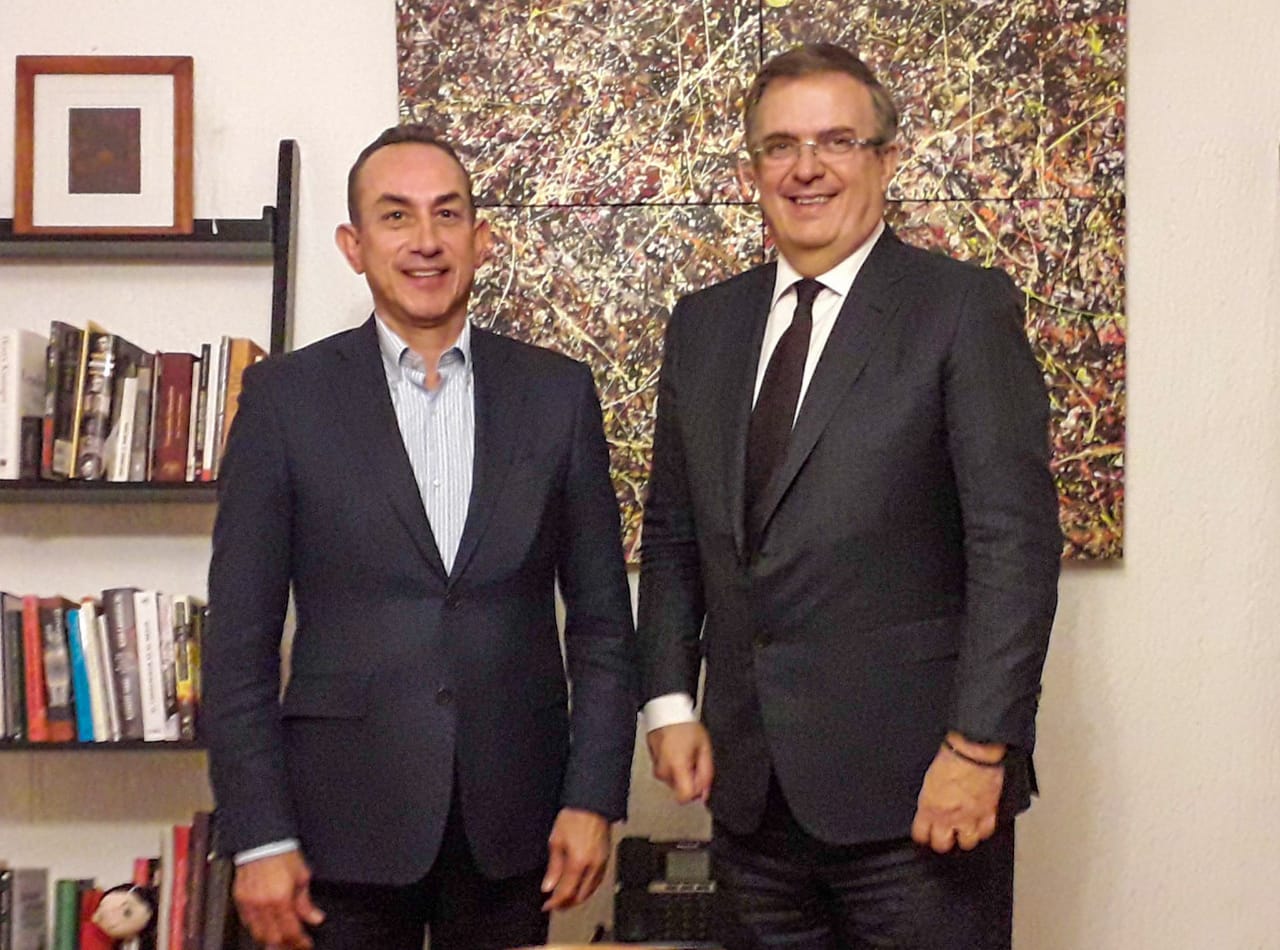 Ebrard, importante aliado para consolidar la posición estratégica de Michoacán en el T-MEC: Soto Sánchez Ebrard, importante aliado para consolidar la posición estratégica de Michoacán en el T-MEC: Soto Sánchez