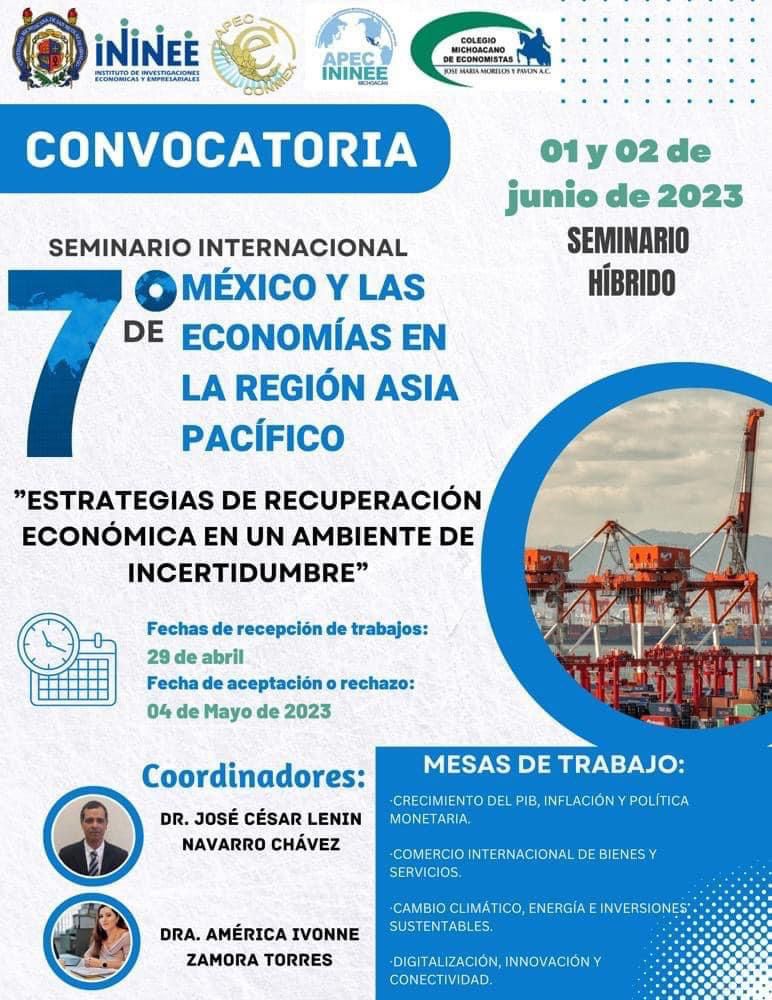 Seminario Internacional “México y las economías en la región Asía Pacífico”