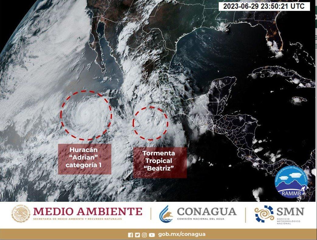 Alerta ante Tormenta Tropical “Beatriz”