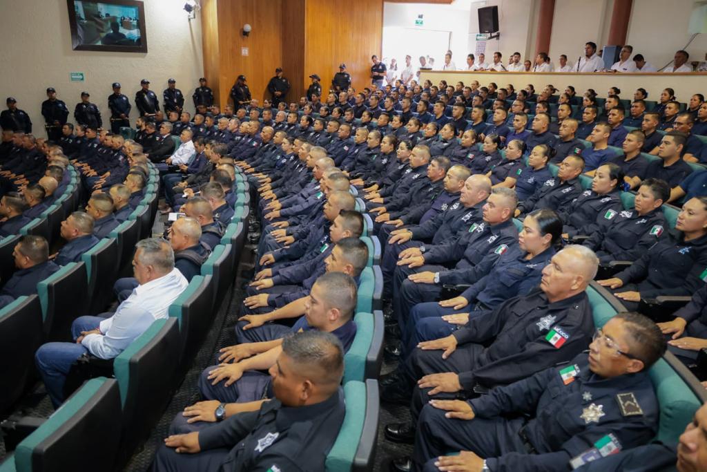 Concluyen Curso de Formación Inicial Equivalente para Policía Municipal Concluyen Curso de Formación Inicial Equivalente para Policía Municipal
