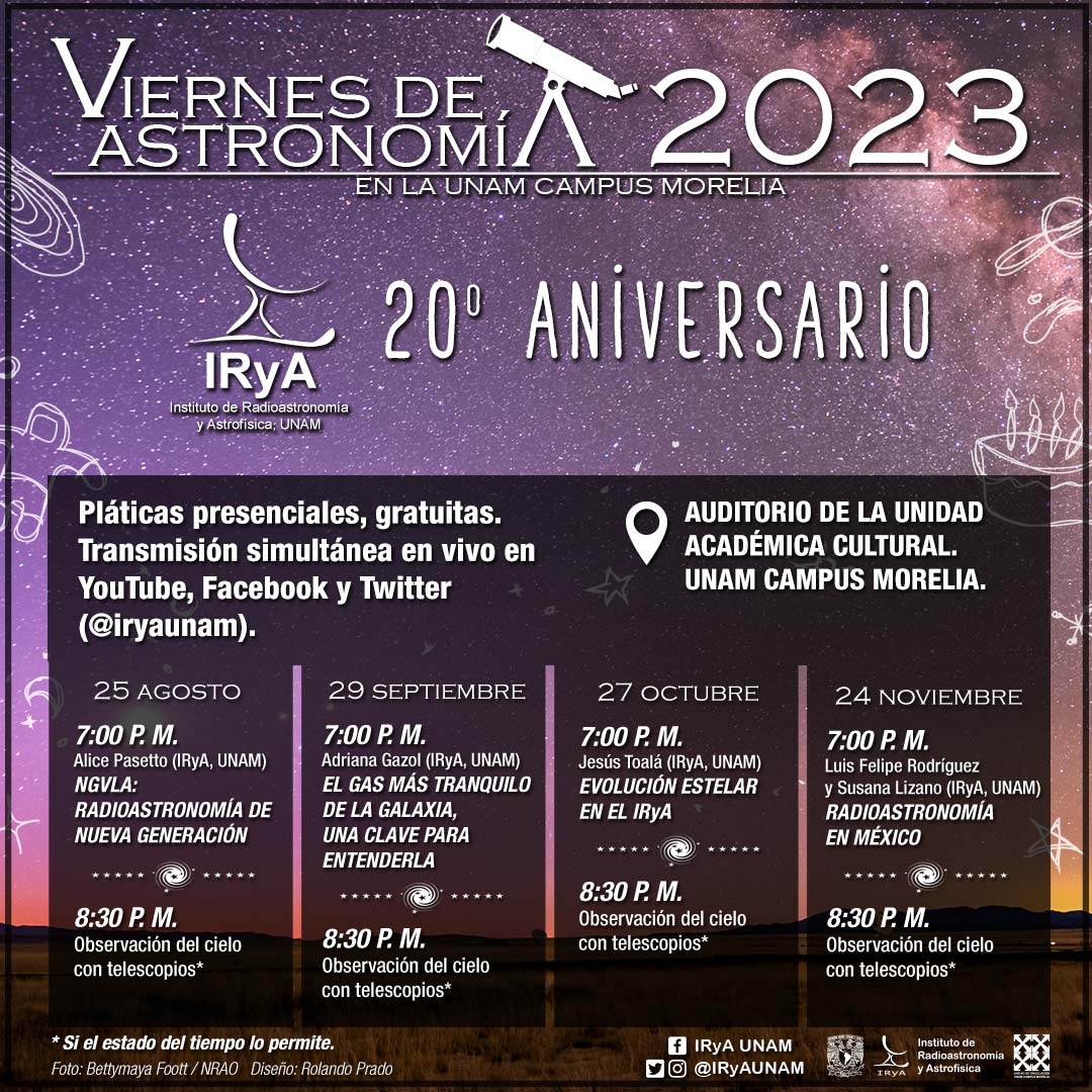 UNAM Morelia celebra 20 años de radioastronomía UNAM Morelia celebra 20 años de radioastronomía
