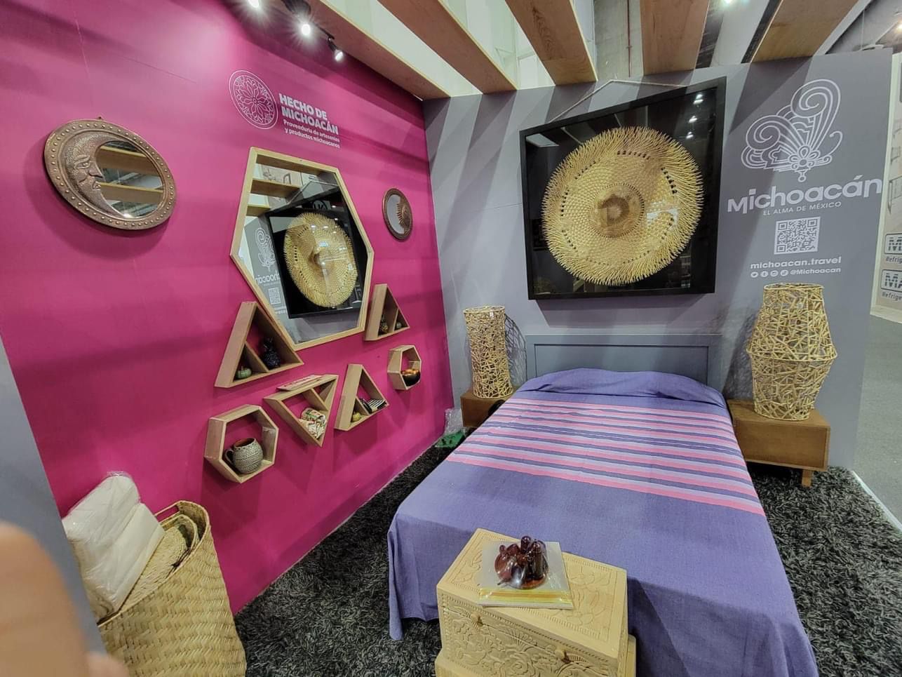 Por primera vez, artesanía michoacana participa en expo latinoamericana de proveeduría