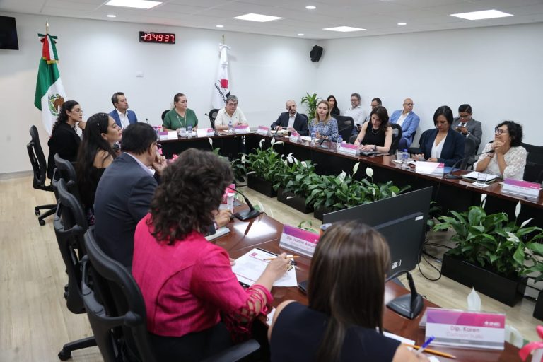 Se reúnen Consejeras y Consejeros del INE con diputadas y diputados de la Junta de Coordinación Política