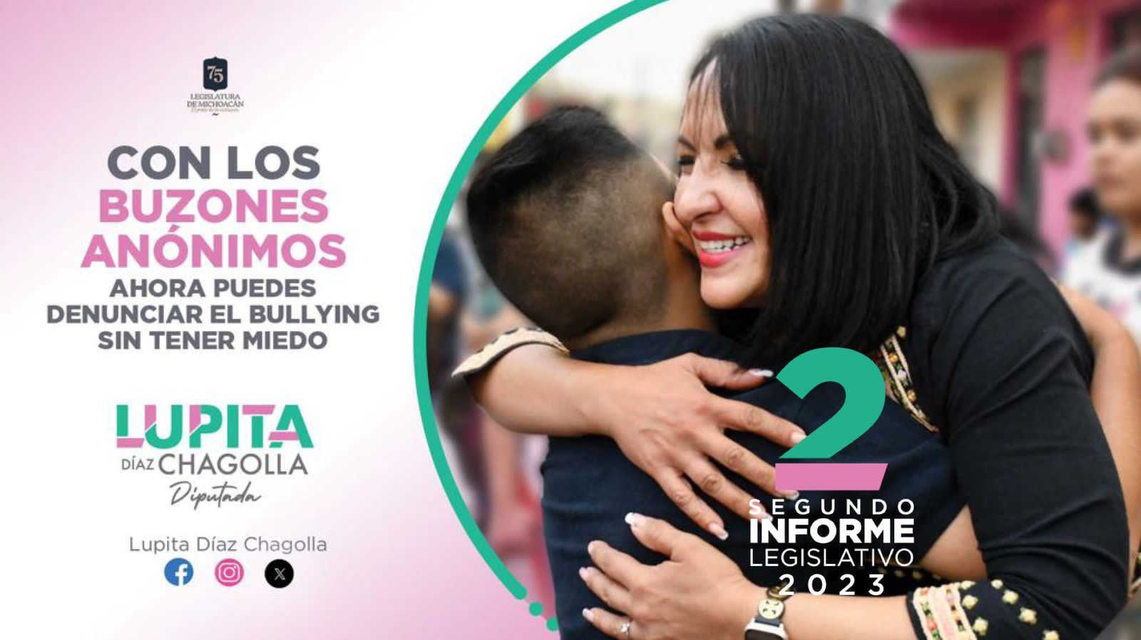 Celebra Lupita Díaz Chagolla los logros obtenidos en segundo año legislativo