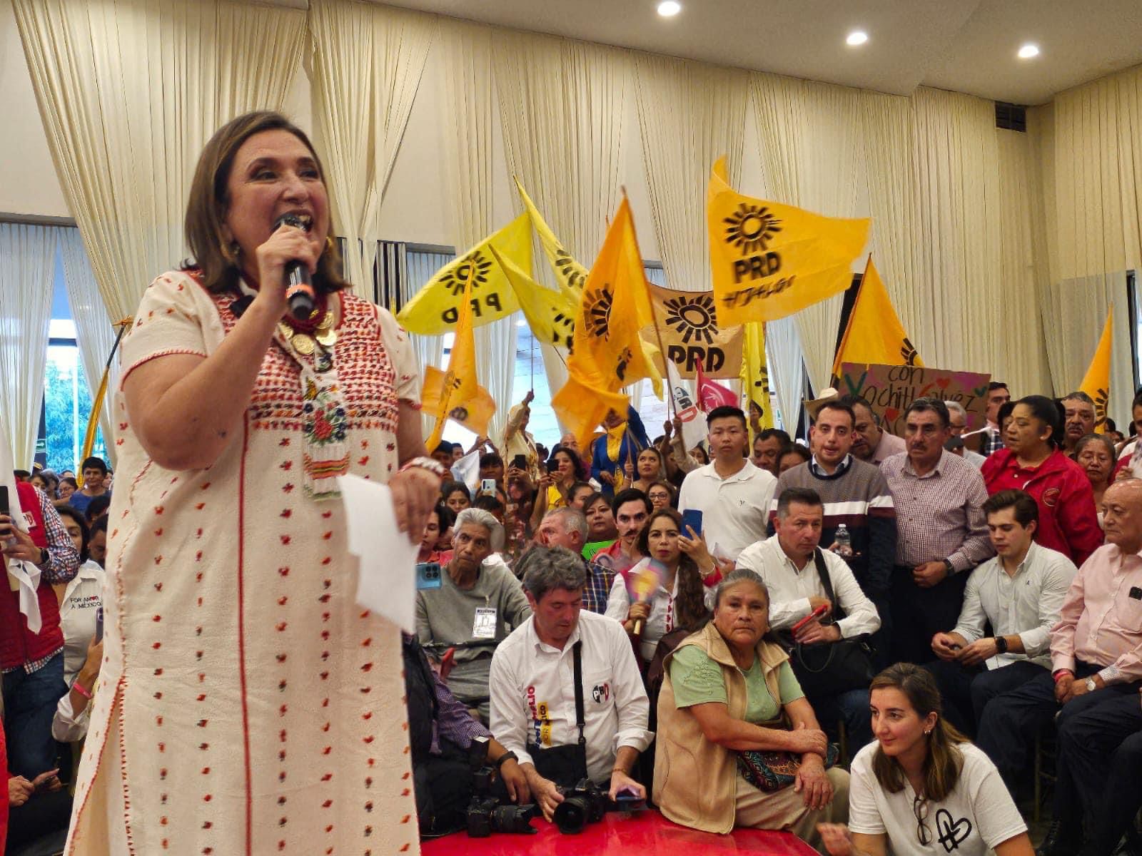 Respalda PRD, “El presupuesto para todos” que presentó la coordinadora del Frente Amplio, Xóchitl Gálvez Respalda PRD, “El presupuesto para todos” que presentó la coordinadora del Frente Amplio, Xóchitl Gálvez