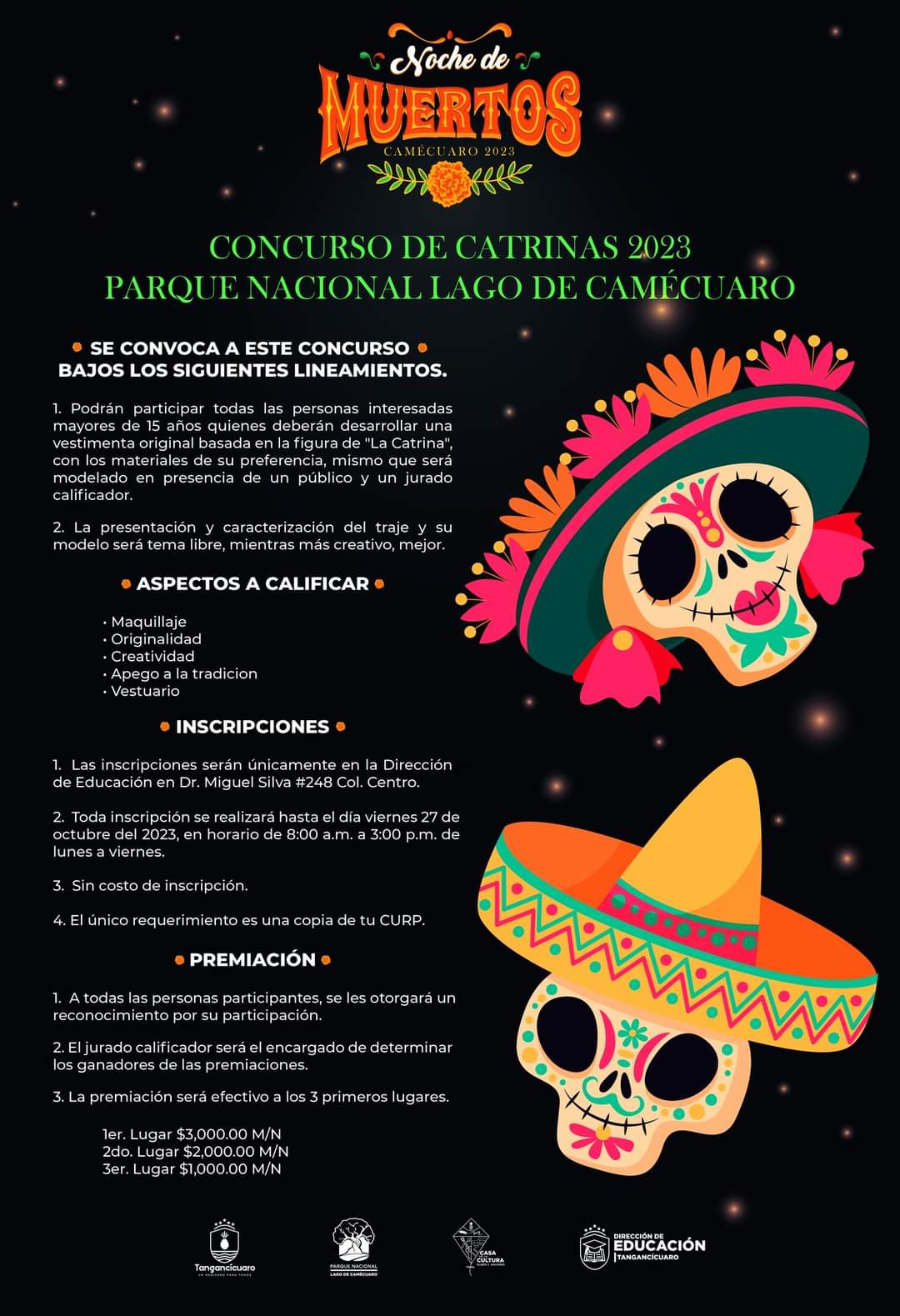 Concurso de catrinas y catrines 2023