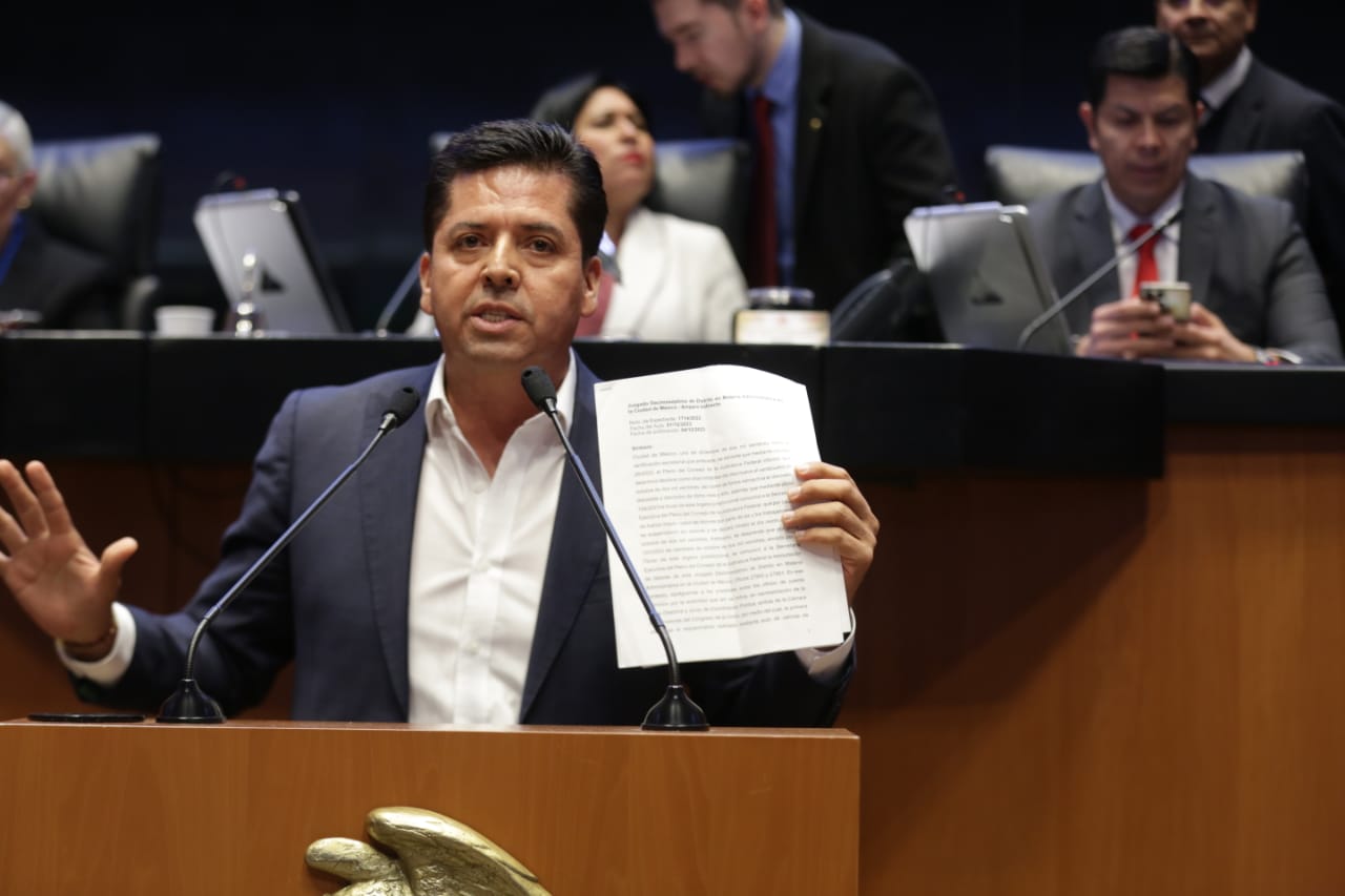 Senadores del partido en el poder, en total desacato a la Ley: Antonio García Conejo Senadores del partido en el poder, en total desacato a la Ley: Antonio García Conejo