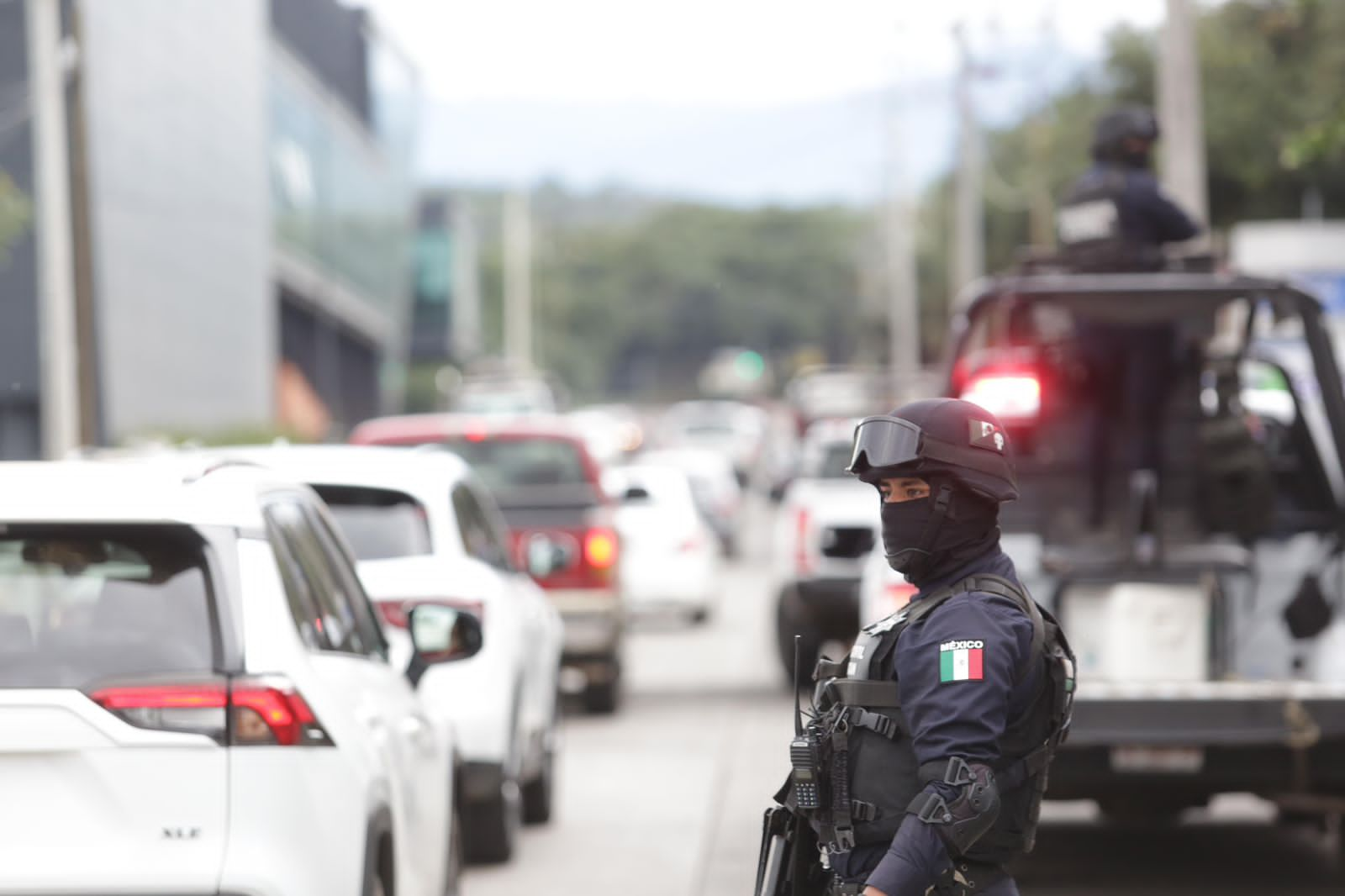 Desplegado operativo interinstitucional en Uruapan