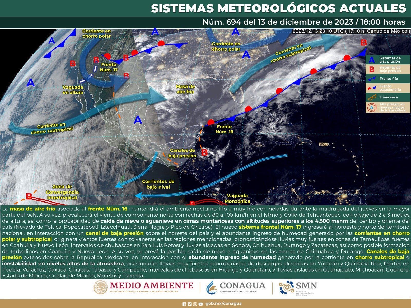 Continuarán heladas este jueves en Michoacán: PC Continuarán heladas este jueves en Michoacán: PC