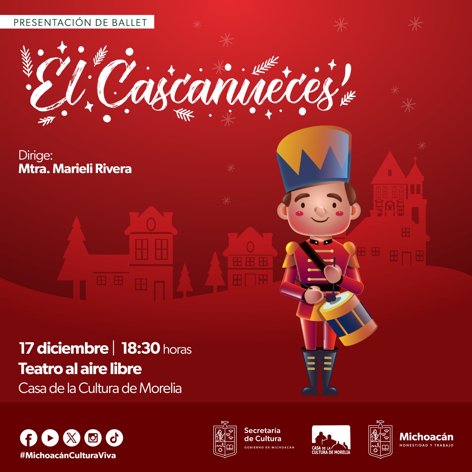 Más de 50 niñas presentarán la obra de ballet El Cascanueces