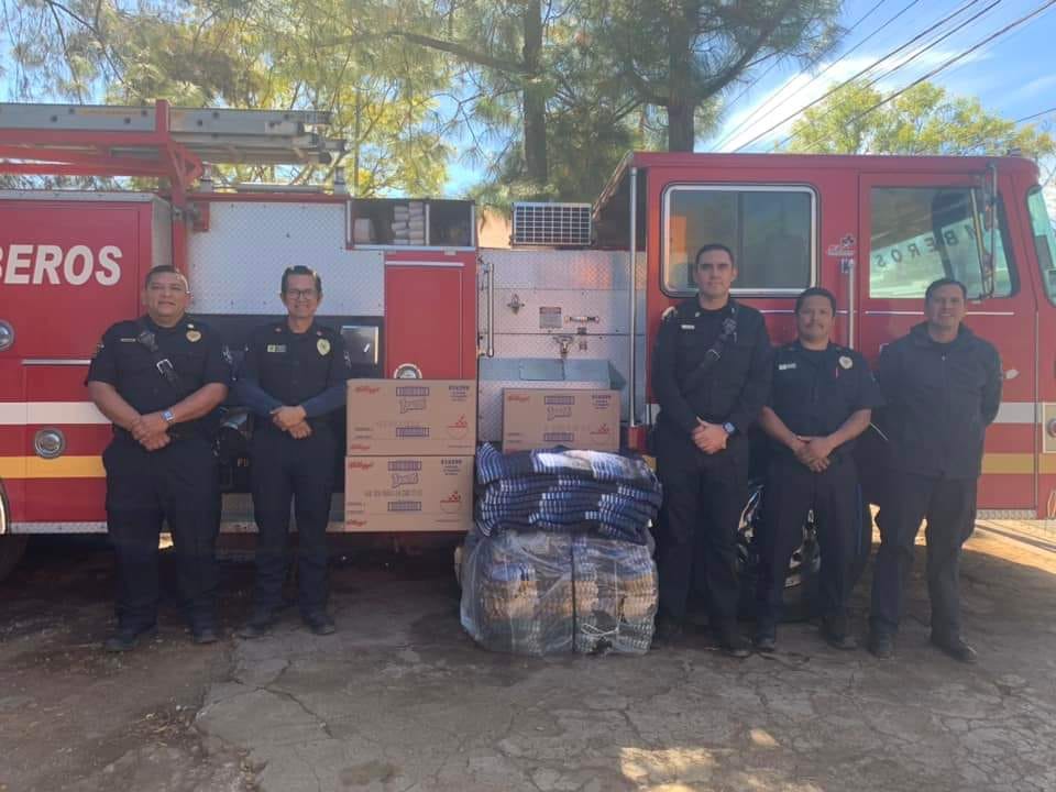 Donación para Protección Civil y Bomberos de Tangancícuaro