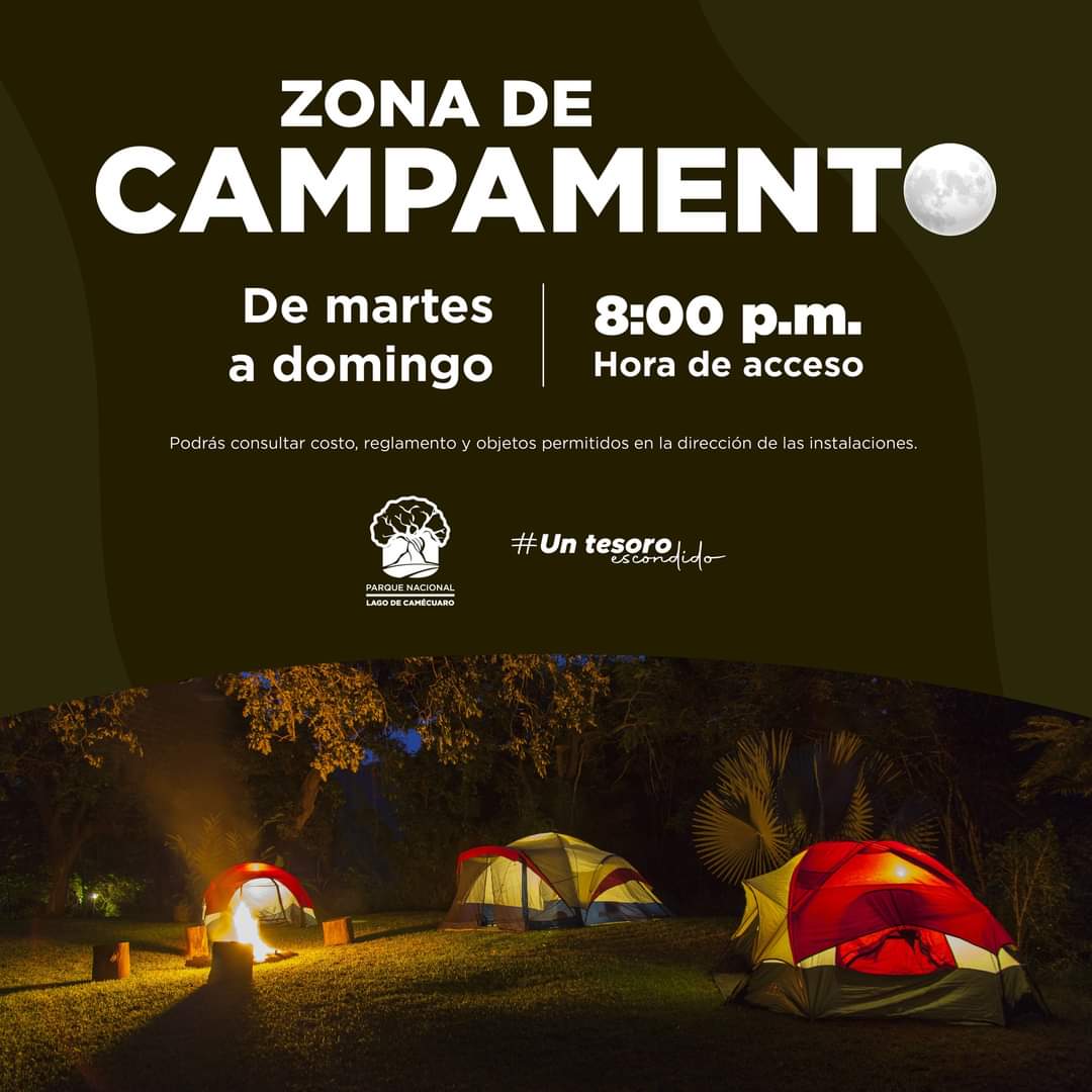 Campismo en el Lago de Camécuaro Campismo en el Lago de Camécuaro