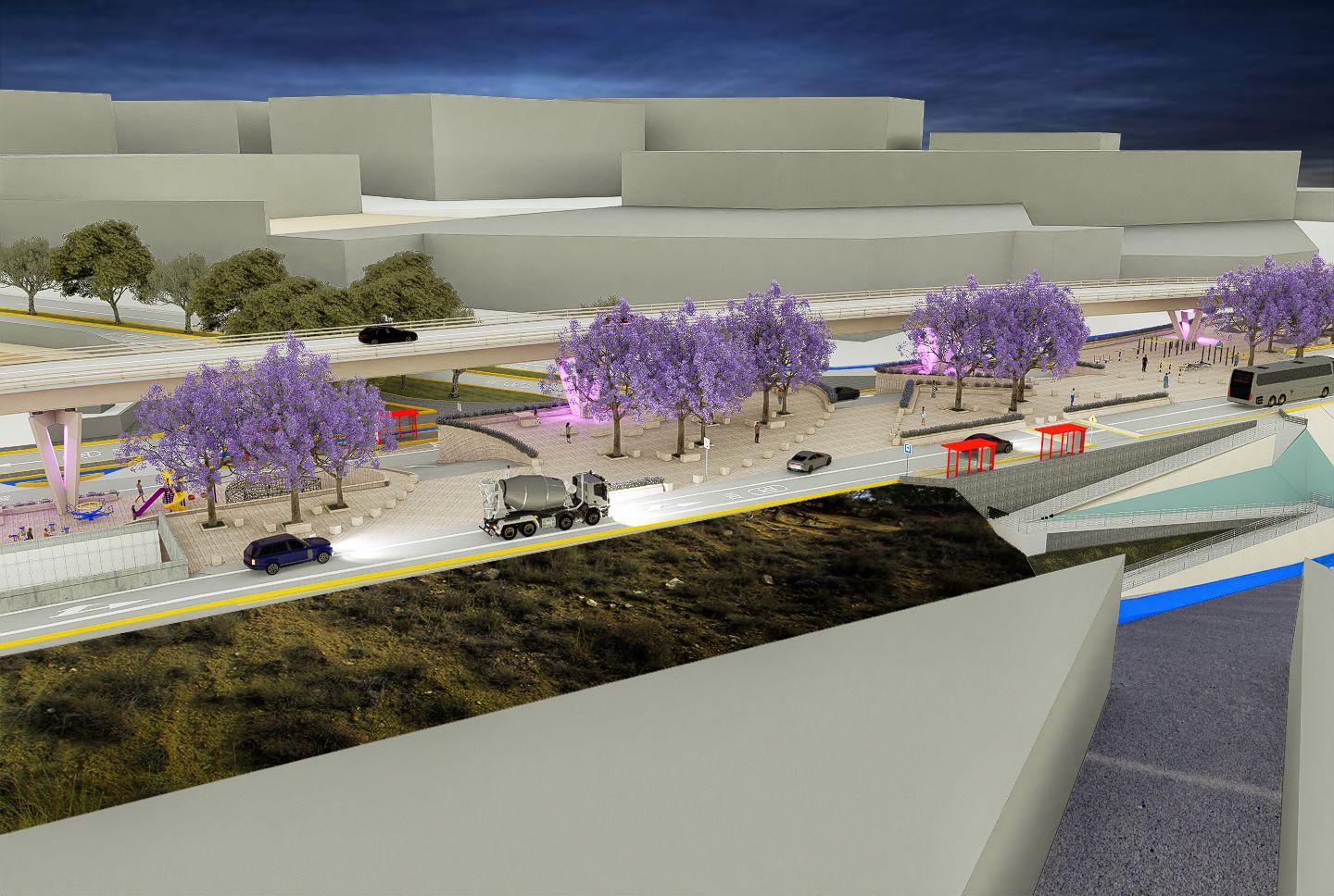 Presentan proyecto de nuevo distribuidor vial en mercado de abastos