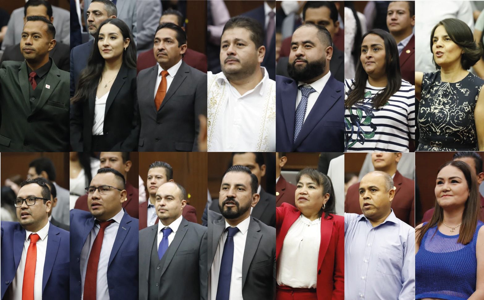 Ante el Pleno de la 75 Legislatura, rinden protesta 14 alcaldes provisionales Ante el Pleno de la 75 Legislatura, rinden protesta 14 alcaldes provisionales