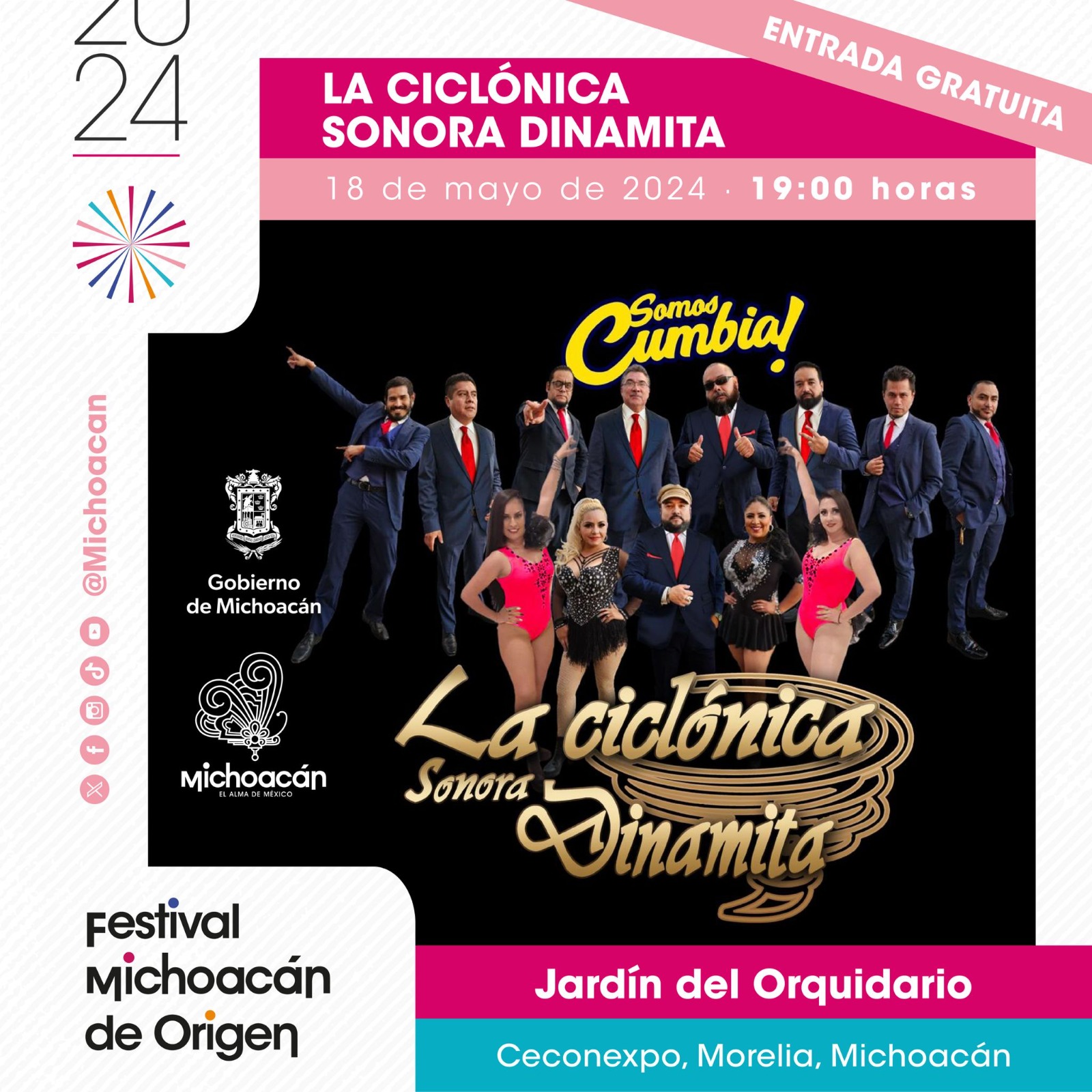 Intocable, Palomo y La Sonora Dinamita cerrarán el Festival de Origen Intocable, Palomo y La Sonora Dinamita cerrarán el Festival de Origen