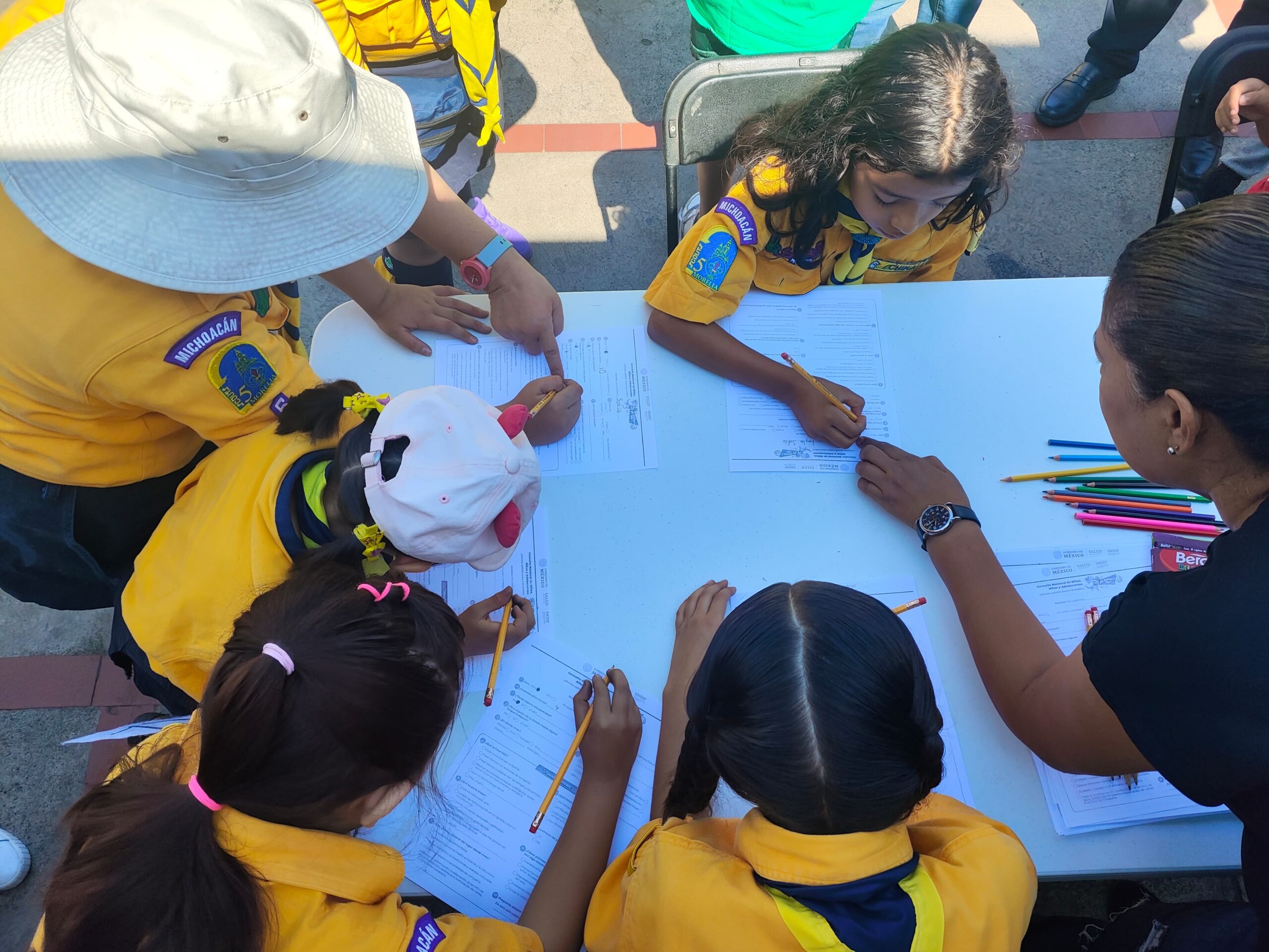 Niñas, niños y adolescentes del DIF Michoacán compiten en Olimpiadas Scouts