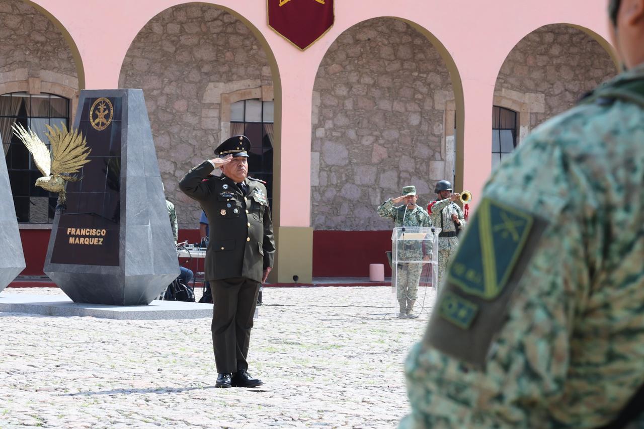 Toma de posesión y protesta de Bandera del comandante del 12/o Batallón de Infantería