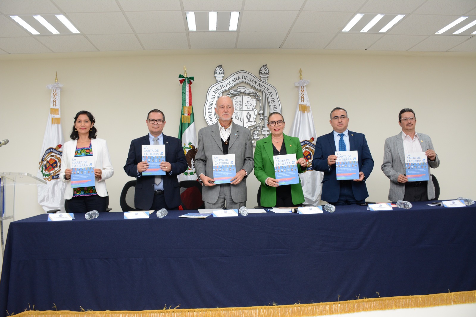 Universidad Michoacana sella una alianza por la Sustentabilidad; firma compromisos con la Carta de la Tierra