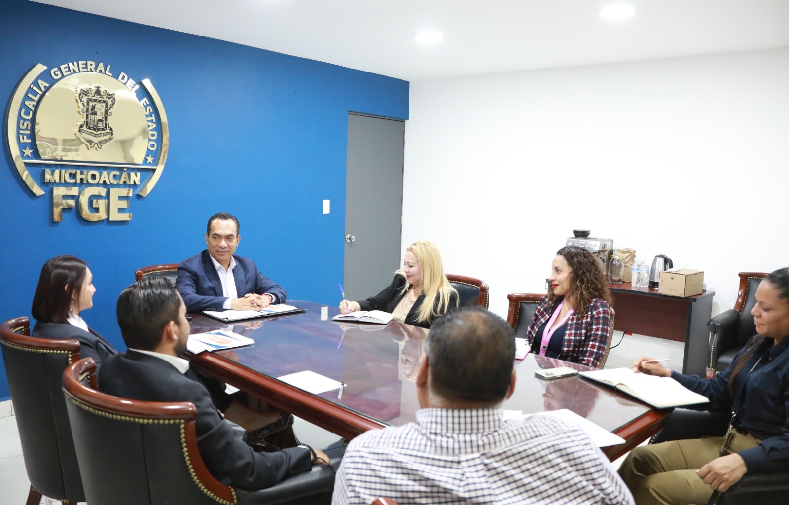 Encabeza Fiscal General reunión de evaluación con personal de estructura del CJIM