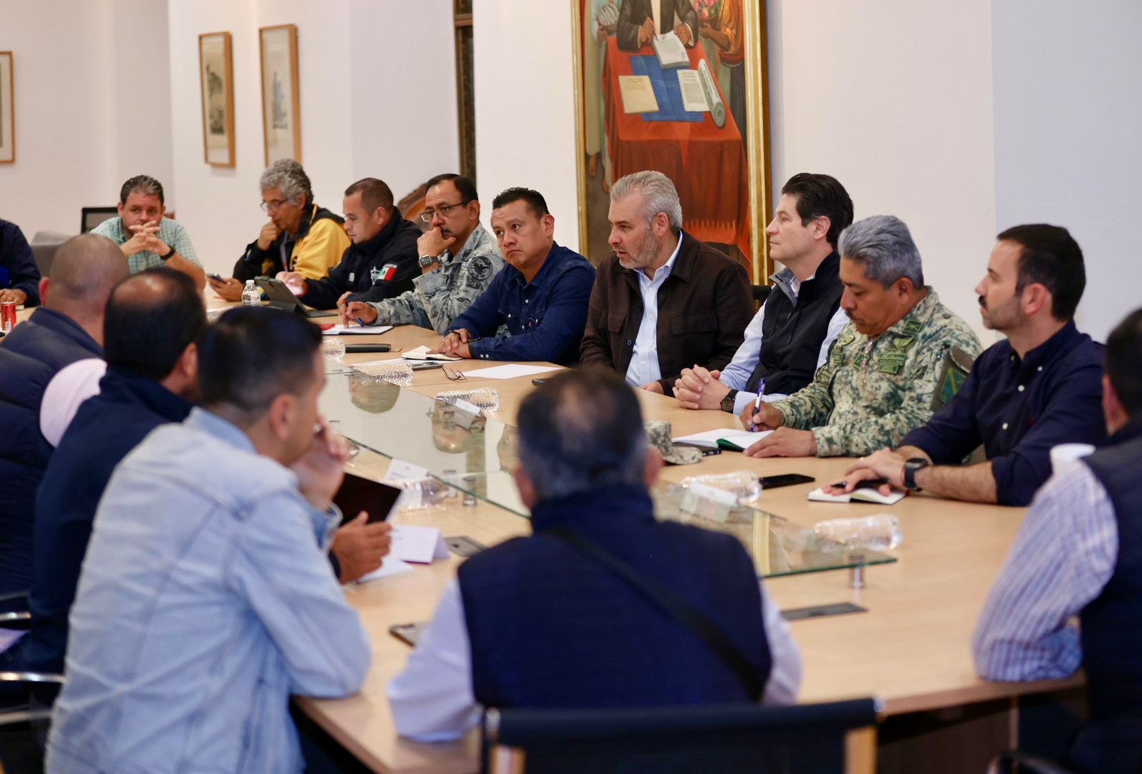 Centro de Mando Único para atención de contingencias por lluvias en Morelia