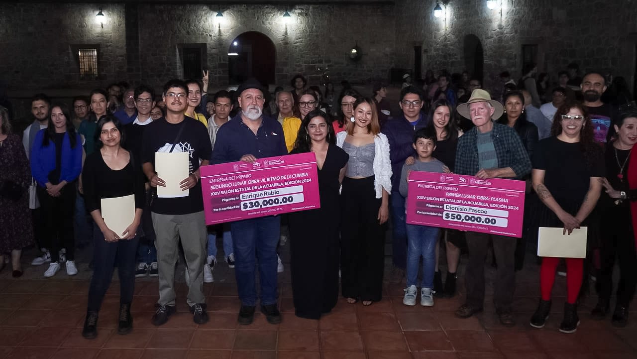 Premia Secum a ganadores del Salón de Acuarela 2024