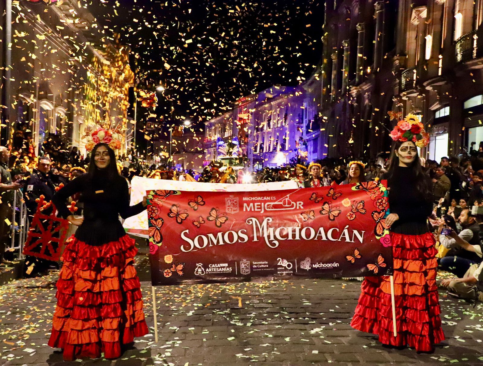 Danzas, catrinas, música y tradiciones michoacanas conquistan Zacatecas