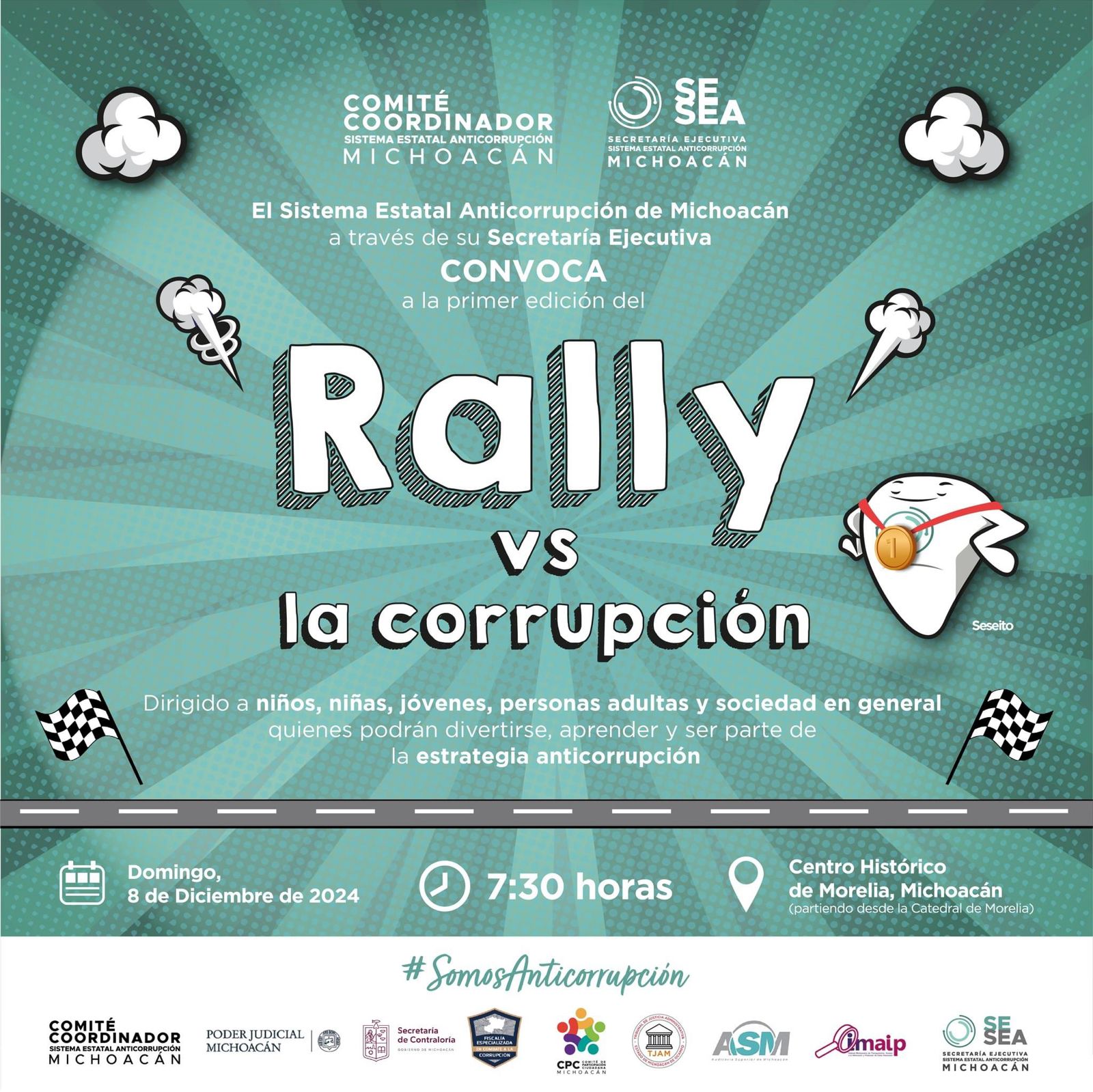 Realizará SEA su primer Rally contra la Corrupción