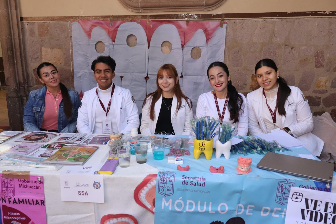 Inician Ferias de la Salud en el Bachillerato de la UMSNH