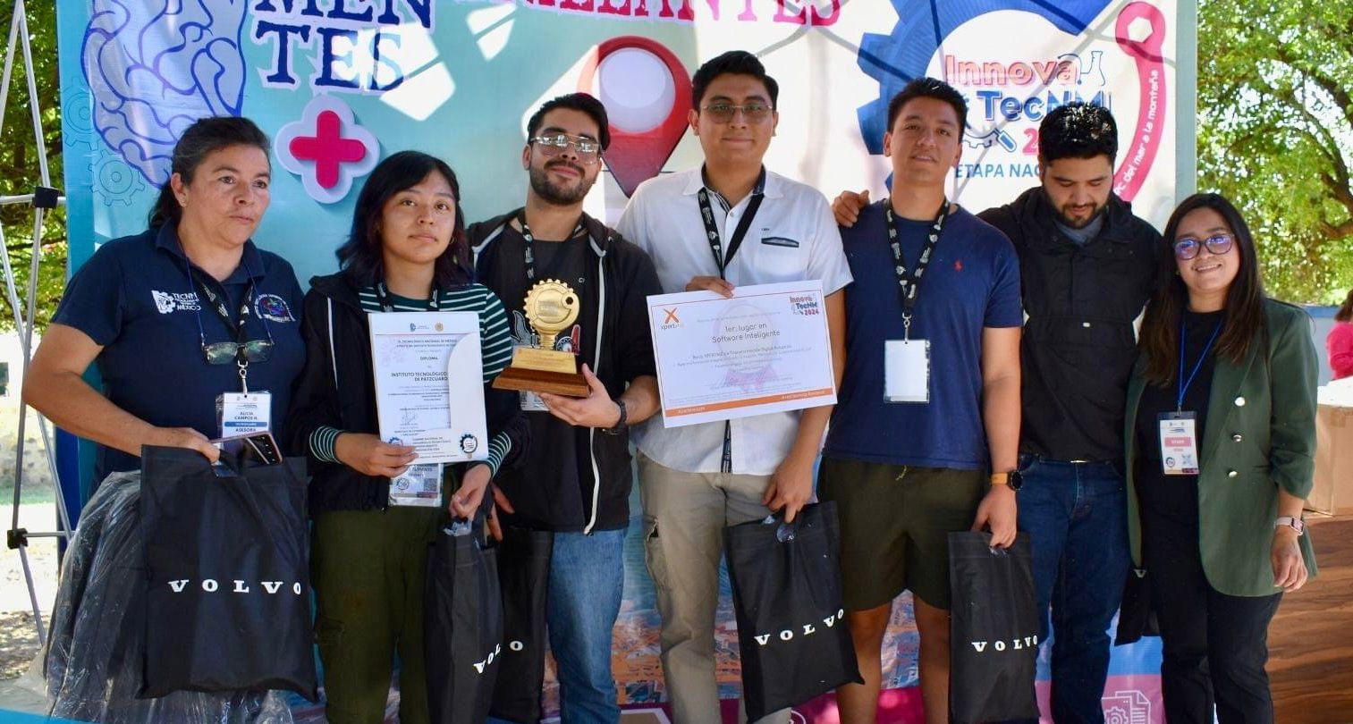 Conquistan estudiantes del Tec de Pátzcuaro primer lugar nacional en el HackaTecNM