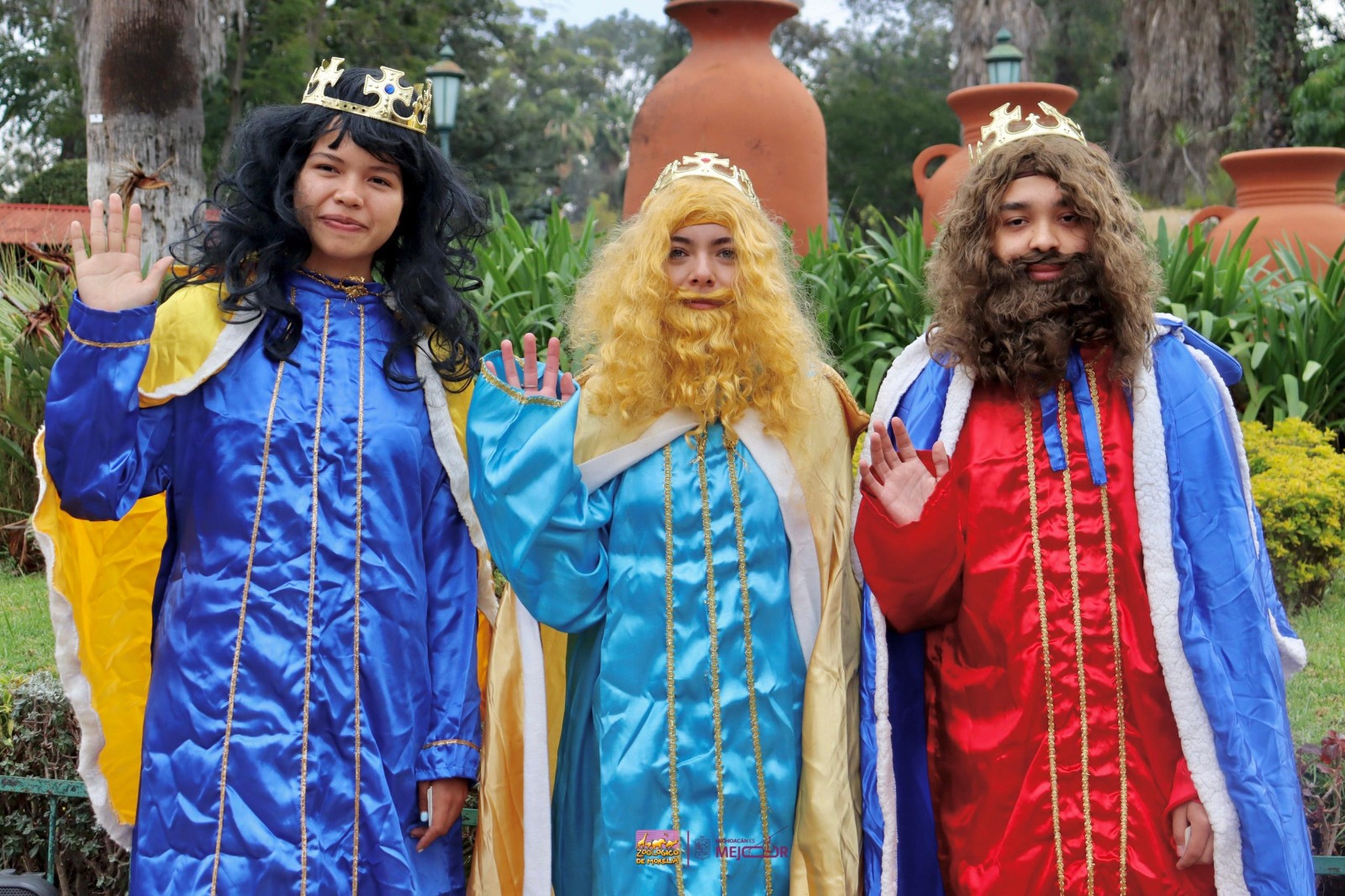 Niñas y niños disfrutan el día de Reyes en el Zoológico de Morelia