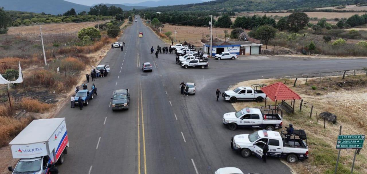 Por aire y tierra reforzada la operatividad en la región de Tangamandapio: SSP