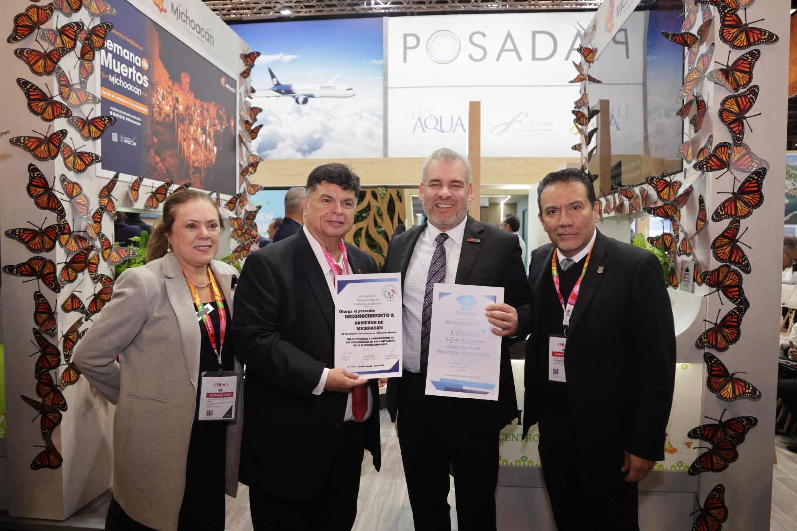 ARB presume a Michoacán en la Fitur de Madrid