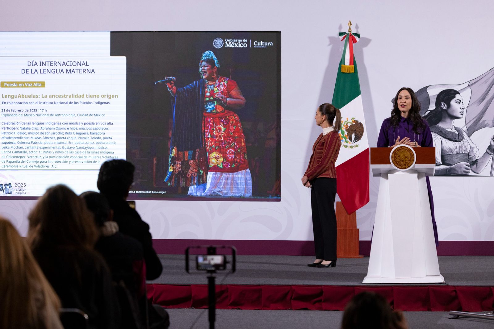 Presenta Gobierno Federal cartelera de actividades culturales por el año de la mujer indígena