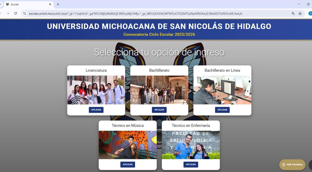 Forma parte de la Universidad Michoacana, abierta la Convocatoria de Nuevo Ingreso 2025