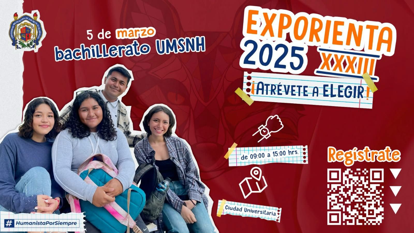 ¡Atrévete a elegir! ExpOrienta 2025 de la UMSNH