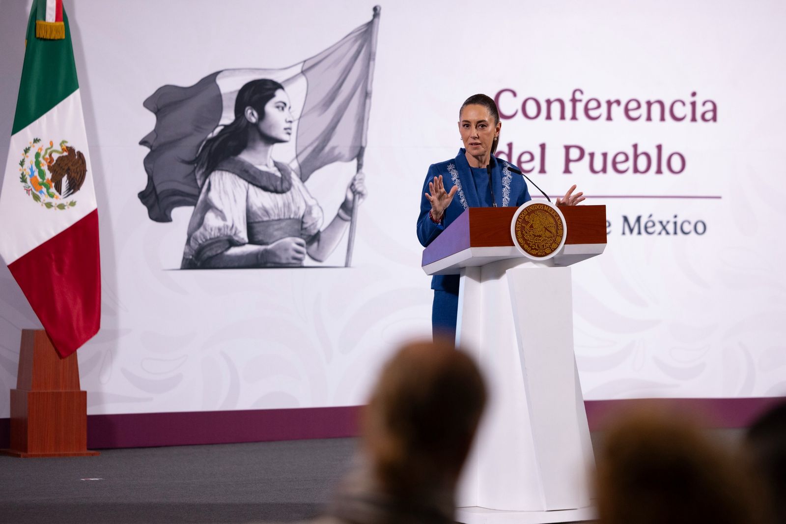 No tengo miedo, tengo un pueblo que me respalda:  Claudia Sheinbaum