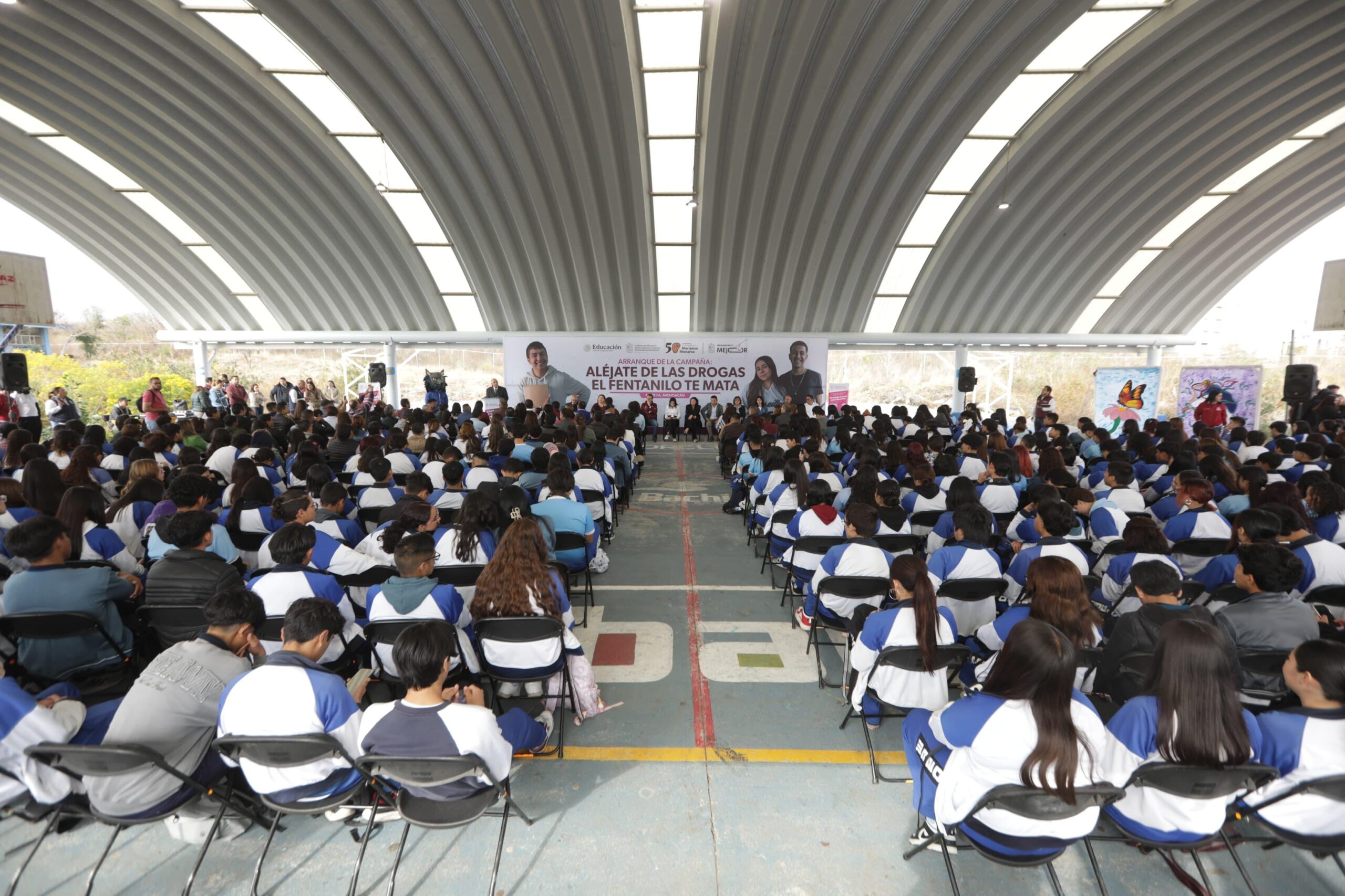 Inicia Iemsysem campaña contra las drogas para estudiantes de bachillerato