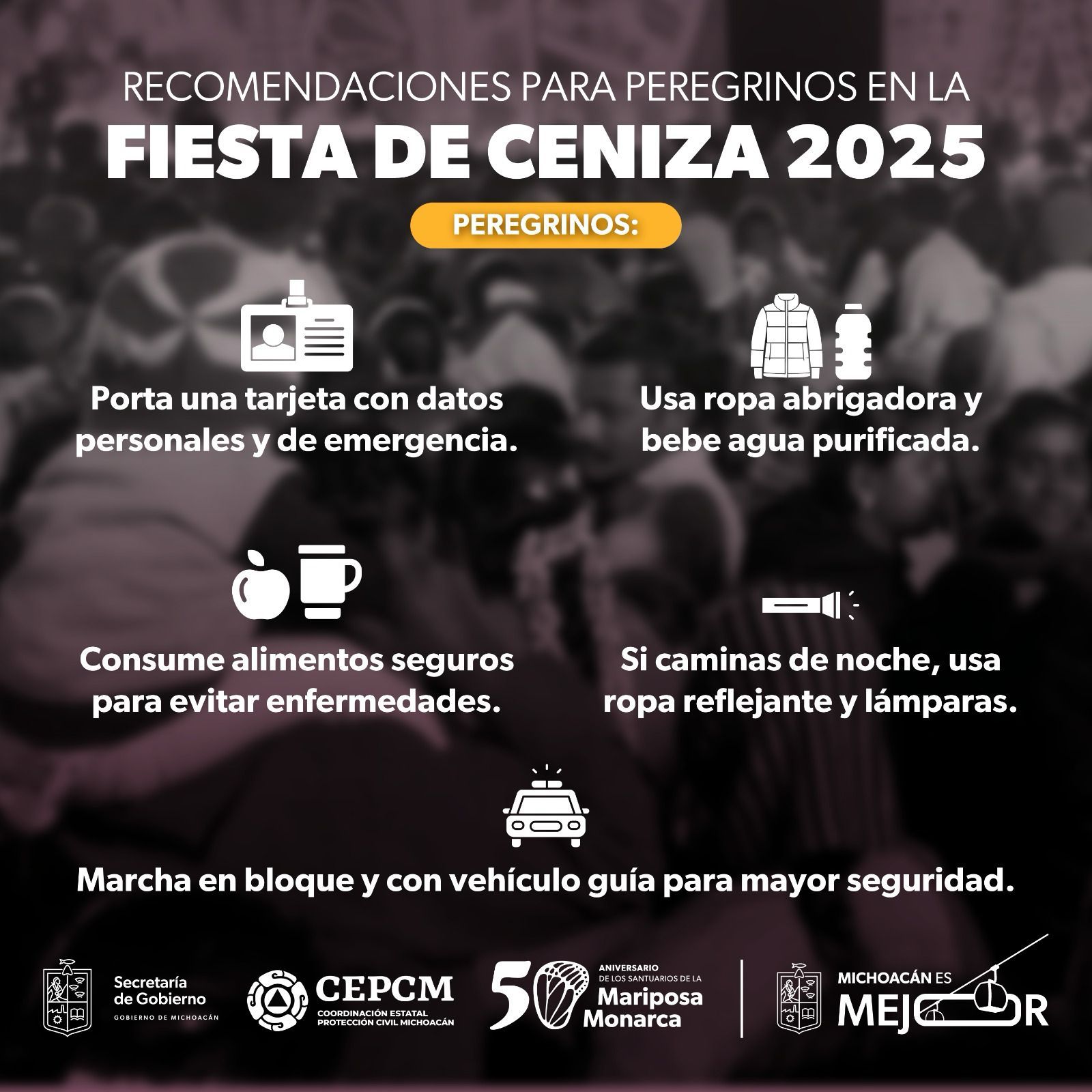 PC Michoacán emite recomendaciones para Fiesta de Ceniza en Carácuaro: Segob