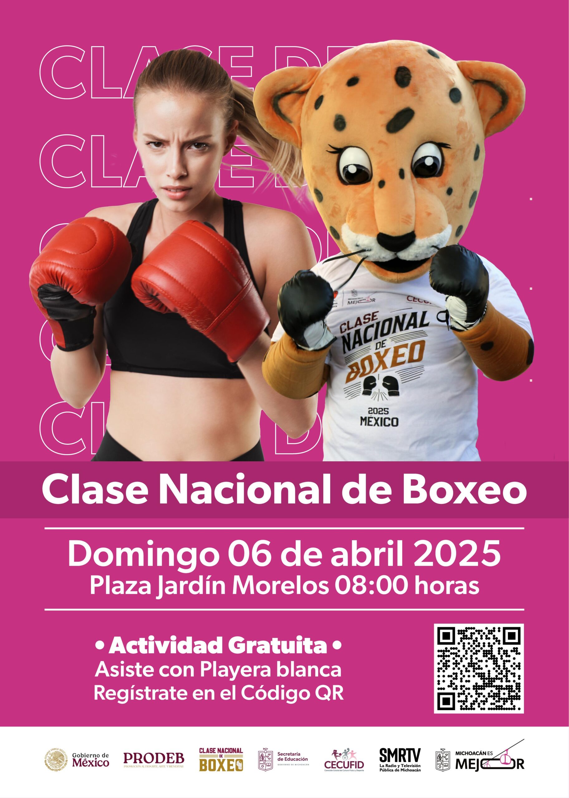Cerrará Semana Nacional de Cultura Física con clase de boxeo Cerrará Semana Nacional de Cultura Física con clase de boxeo