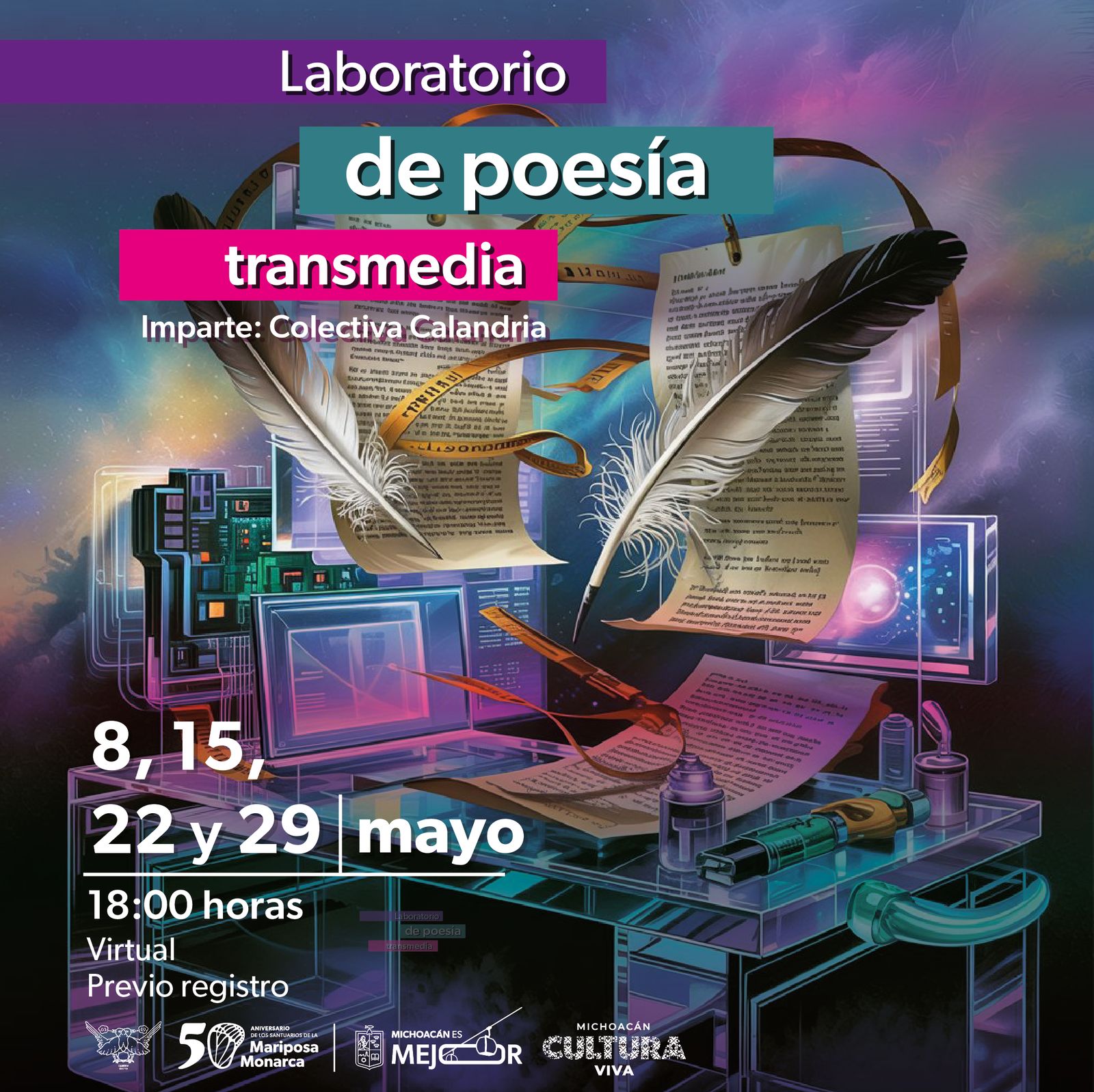 Creación poética en la era digital: participa en Laboratorio Virtual de Poesía Transmedia Creación poética en la era digital: participa en Laboratorio Virtual de Poesía Transmedia