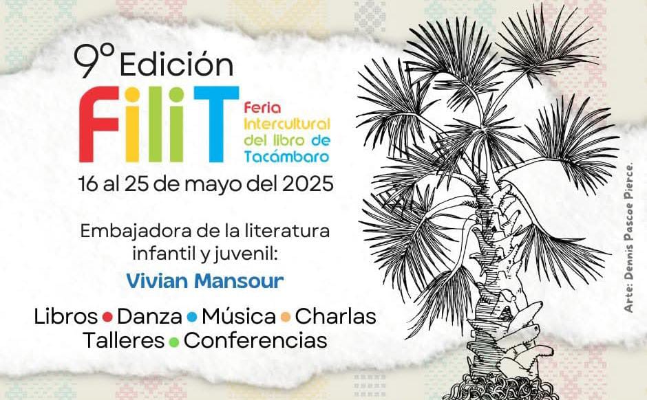 El 16 de mayo inicia la Feria Intercultural del Libro de Tacámbaro