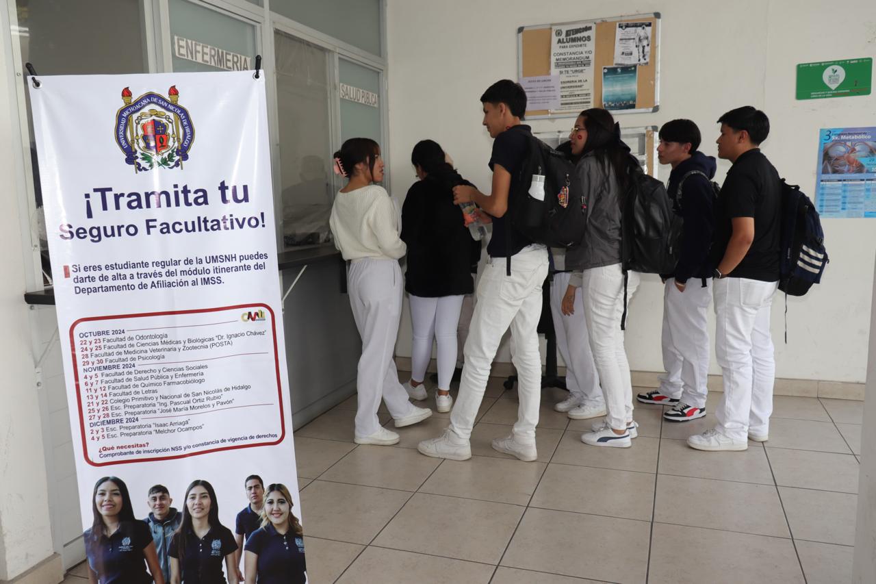 Si eres estudiante de la UMSNH obtén tu seguro facultativo y recibe diversos beneficios Si eres estudiante de la UMSNH obtén tu seguro facultativo y recibe diversos beneficios