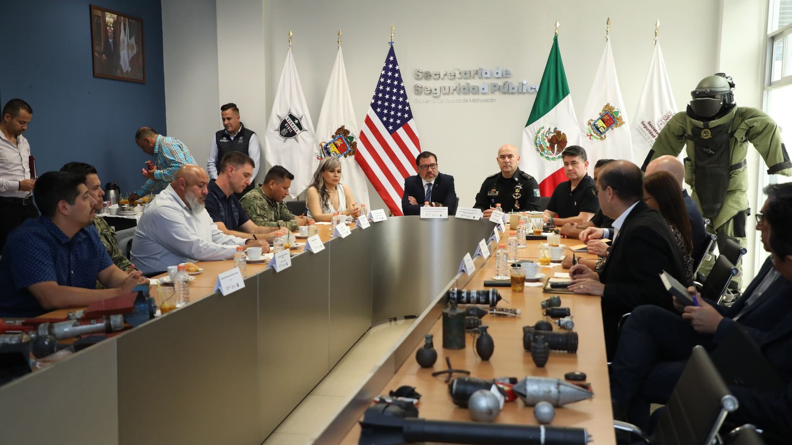 SSP estrecha lazos con agencias de EU para combatir artefactos explosivos improvisados SSP estrecha lazos con agencias de EU para combatir artefactos explosivos improvisados
