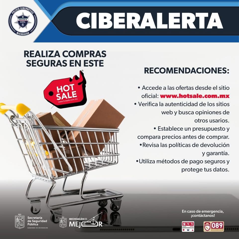 Sigue estas indicaciones para realizar compras seguras en el Hot Sale: SSP Sigue estas indicaciones para realizar compras seguras en el Hot Sale: SSP