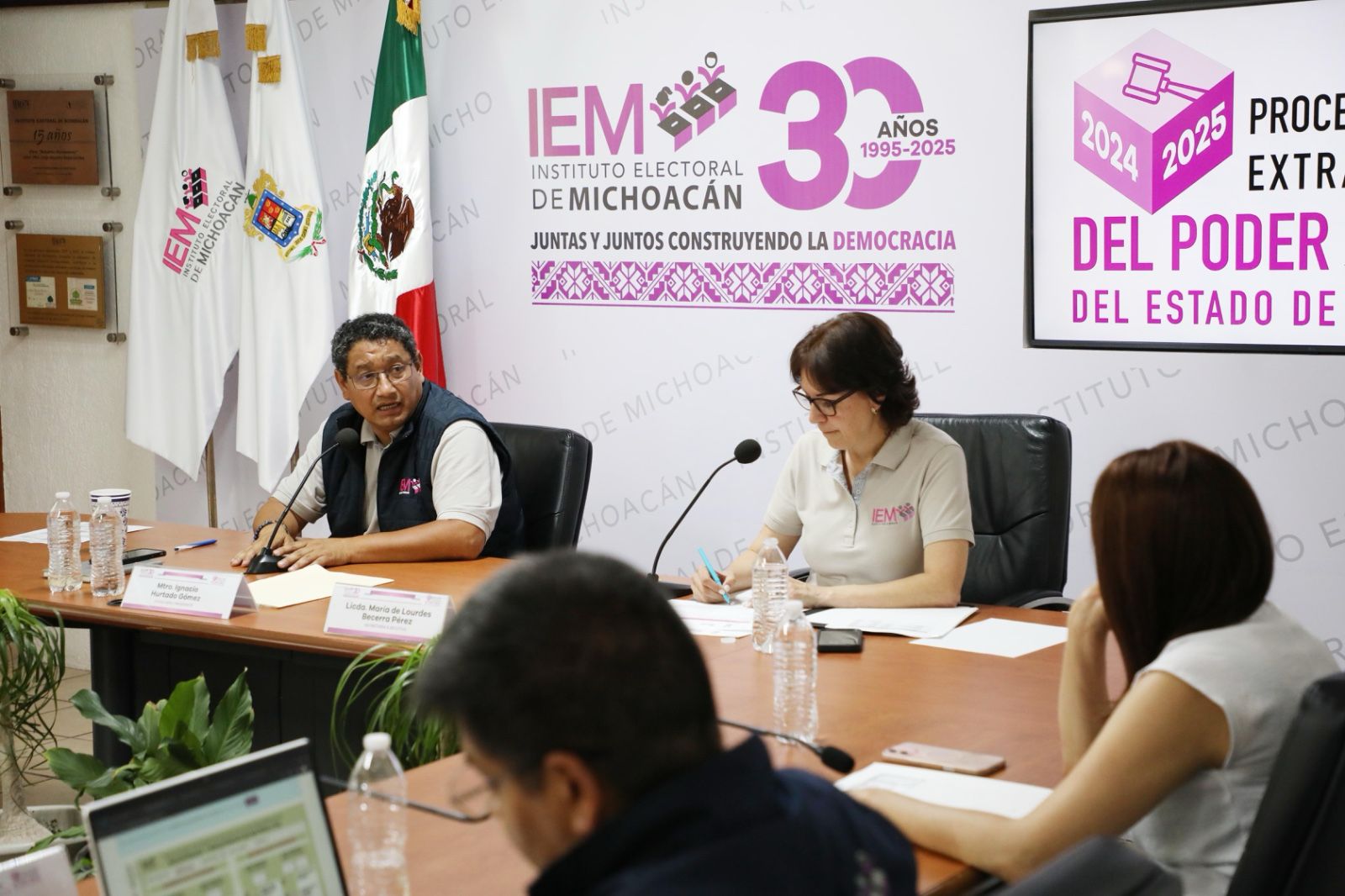 Presentan informe de los cómputos de las elecciones del poder judicial de Michoacán Presentan informe de los cómputos de las elecciones del poder judicial de Michoacán